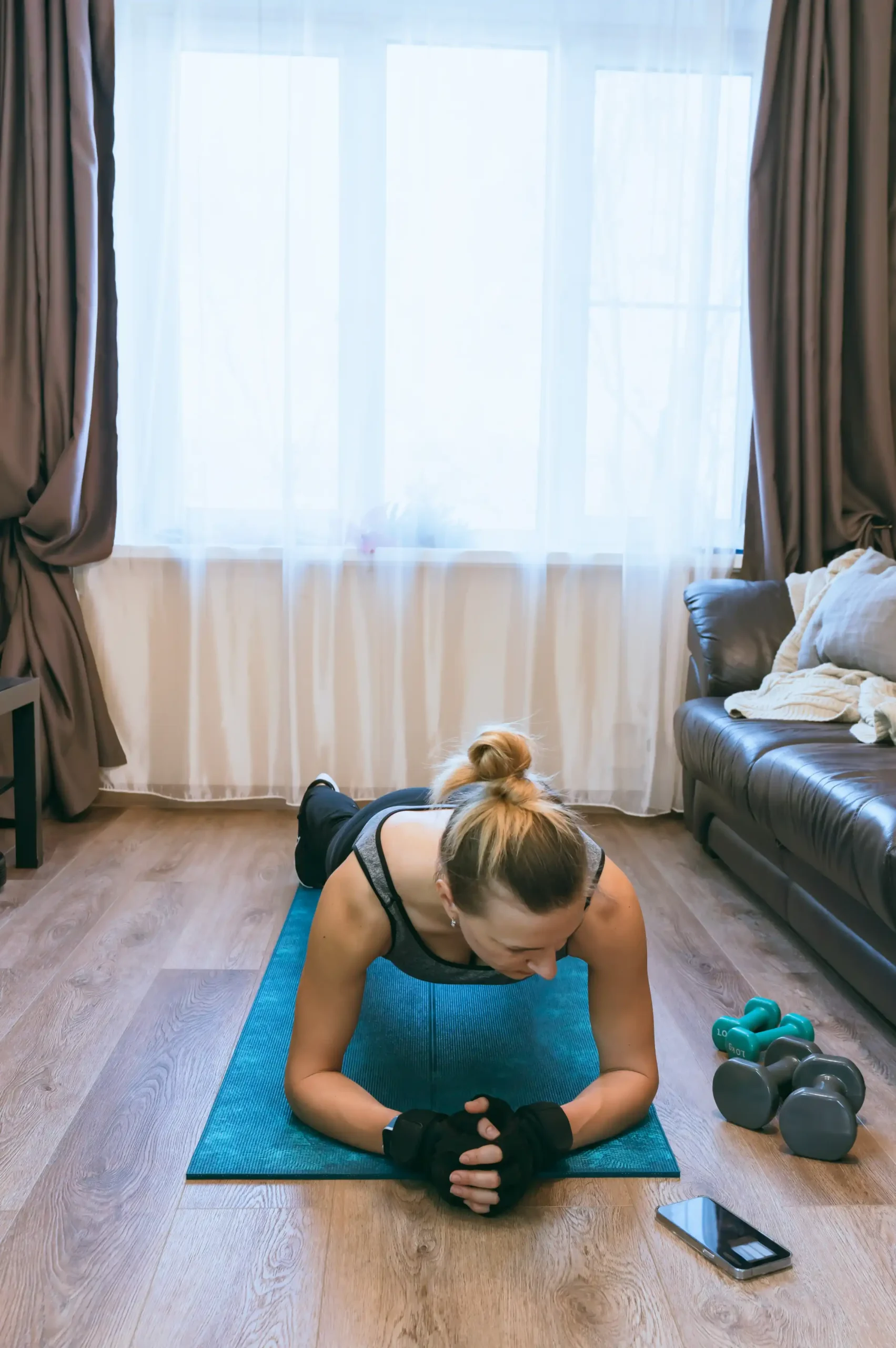 Online fintness trening